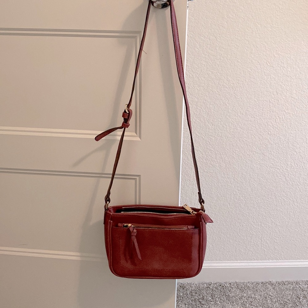 Plum purse